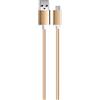 Freaks And Geeks Cavo per Smartphone Micro USB Metallico Oro 1 m - PlayStation 4