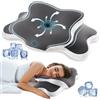 YunNasi Cuscino Cervicale Ortopedico Memory Foam per Dormire 65*40*14/10cm