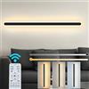 ZTWLEED 38W/100CM Applique da Parete LED Dimmerabile con Telecomando