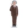 Kikkerland Solar Einstein, alimentato dai raggi solari, perfetto per libreria, davanzale, pannello portautensili, 1609, marrone, 16,5 x 3,8 x 3,8 cm