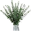 RXKFIGX 30 Pcs Eucalipto Artificiale, Foglie Piante Finte Eucalipto Artificiali, Rami Finti Eucalipto Decorative per Balcone Matrimoni Casa Festa Decorazione Composizione Floreale