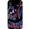 Marvel Spider-Man nella città di Spider-Verse Miles Morales Custodia per iPhone X/XS