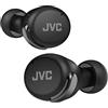 JVC cuffie auricolari True Wireless, Cancellazione attiva del rumore, leggere, Bluetooth 5.2, 21H di autonomia, modalità a bassa latenza per il gioco, HA-Z330T-B,nero