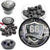 RUBBER-STEEL BALLS 100 x D-Type Hard Mix Rubber Steel Shells 6 grams Rubber Balls Mixed with Steel Powder Training Home Self Defense Paintball Pistols in 68 Caliber for Double Barrel Shotgun