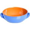 Excelsa Antichi Sapori Casseruola, Ceramica, Azzurro, 15x15x5 cm