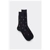 Intimissimi Calze Corte In Cotone A Fantasia Blu