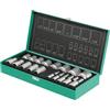 WIESEMANN 1893 Set di bussole da 1/4 & 1/2 di pollice 24pz di WIESEMANN 1893 I Set di dadi nelle misure 5/32-9/16 di pollice I Della serie ENCORE I Con pratica valigetta portautensili I 81512