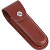 Gosknor Fodero per Coltellino Tascabile, 15,5x5,3 cm Portacoltelli in Pelle Fodero per Coltelli Portatile per Cintura per Ciclismo All'Aperto Escursionismo, Alpinismo, Campeggio (Marrone)