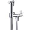 OGOMONDO Kit Idroscopino Wc Doccetta Ottone Portatile Shut-Off Monogetto Azionamento a Leva