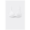 Tezenis Reggiseno Balconcino In Cotone Organico Paris Donna Bianco