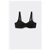 Tezenis Reggiseno Balconcino In Cotone Organico Paris Donna Nero