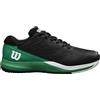 Wilson Scarpe da tennis da uomo Wilson Rush Pro ACE Clay Black/Bosphor EUR 42 2/3