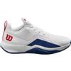 Wilson Scarpe da tennis da uomo Wilson Rush Pro LITE White/Blue EUR 42