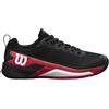 Wilson Scarpe da tennis da uomo Wilson Rush Pro 4.5 Black/Infrared EUR 43 1/3