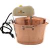 LAR Casalinghi LAR Polentamatic - Paiolo in rame elettrico martellato per polenta a induzione 6.5L - max 8W