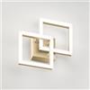 FABAS LUCE Bard lampada a parete/a soffitto, LED 2 luci, 3394-28-225, Bard [Lampade per Interni > Lampade a Soffitto]