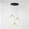 FABAS LUCE Brena lampada a sospensione, LED 3 luci, rotonda, 3755-47-365, Brena [Lampade per Interni > Lampade a Sospensione]