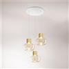 FABAS LUCE Kino lampada a sospensione, LED 3 luci, rotonda, 3767-47-365, Kino [Lampade per Interni > Lampade a Sospensione]