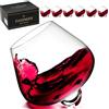 FAHIMEH Bicchieri Rum, Cristallo Rotanti Senza Stelo Set da 6pc 200ml
