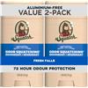 Dr. Squatch Set di 2 deodoranti naturali da uomo (Fresh Falls)