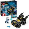 LEGO DC Batman e Batmobile Contro Mr. Freeze - Macchina Giocattolo del Supereroe con 2 Minifigure, Accessori e Starter Brick per l'Auto, Giochi per Bambini e Bambine da 4 Anni in su, Idea Regalo 76301