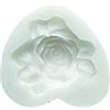 Silikomart Stampo in Silicone per Pasta di Zucchero slk066 Rosa, Bianco