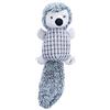 GLORIA LO MEJOR PARA TU MEJOR AMIGO Gloria Stuffed Dog Dimensioni 40.5 cm - Peluche Hedgehog Lunga Coda - Cane Giocattolo - Peluche con Il Suono - Texture Morbida - Altamente Resistente - Colore Grigio