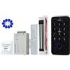 ReaIOKbii Tuya tastierino numerico Apriporta Sistema di controllo accessi Kit Impronta digitale Biometrico NFC Portachiavi lettore RFID Impermeabile 180 kg/350 libbre Serratura magnetica elettrica