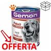Monge Gemon Dog All Breeds Adult Patè con Agnello - Lattina Da 400 Gr - CONFEZIONE RISPARMIO