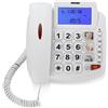 Brondi Telefono Fisso Brondi Bravo 90 LCD Colore Bianco