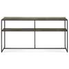Ethnicraft - Console: Pentagon - Nero - Minerale - Designer Ethnicraft Design Studio