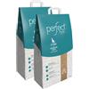 PERFECT Kit Risparmio 2x20L Perfect Lettiera Gatto Eco AGGLOMERANTE VEGETALE