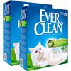 EVER CLEAN Kit Risparmio 2x10L Ever Clean Lettiera Gatto Extra Strong Scented CARBONE ATTIVO