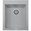 Plados ON4110-41 Lavello 1 Vasca 41 x 50 cm con fascia miscelatore Serie One 41-10 finitura 41 ULTRAMETAL ALLUMINIO