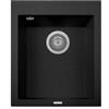 Plados ON4110-44 Lavello 1 Vasca 41 x 50 cm con fascia miscelatore Serie One 41-10 finitura 44 ULTRAMETAL NERO