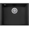 Plados PRONTA CONSEGNA - SPEDIZIONE IMMEDIATA Plados ON5610ST-70 Lavello 1 Vasca installazione sottotop 560 x 435 mm Serie One 56-10 ST sotto-top finitura 70 MicroULTRAGRANIT NERO MATT
