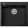 Plados ON6010-44 Lavello 1 Vasca 60 x 51 cm con fascia miscelatore Serie One 60 -10 finitura 44 ULTRAMETAL NERO
