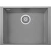 Plados ON6010ST-42 Lavello 1 Vasca installazione sottotop 600 x 440 mm Serie One 60 -10 ST sotto-top finitura 42 ULTRAMETAL TITANIO