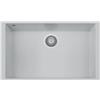 Plados ON7610ST-41 Lavello 1 Vasca Monovasca installazione sottotop 760 × 435 mm Serie One 76 -10 ST sotto-top finitura 41 ULTRAMETAL ALLUMINIO