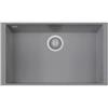 Plados ON7610ST-42 Lavello 1 Vasca Monovasca installazione sottotop 760 × 435 mm Serie One 76 -10 ST sotto-top finitura 42 ULTRAMETAL TITANIO