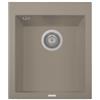 Plados ON4110-N3 Lavello 1 Vasca 41 x 50 cm con fascia miscelatore Serie One 41-10 finitura N3 nanoSTONE ARGAN
