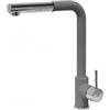 Plados VEMIXEXTL-42 Miscelatore cucina monocomando con canna a 90° e doccia estraibile VEMIXEXTL finitura 42 ULTRAMETAL TITANIO