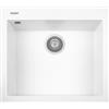 Plados PRONTA CONSEGNA - SPEDIZIONE IMMEDIATA Plados ON6010-N1 Lavello 1 Vasca 60 x 51 cm con fascia miscelatore Serie One 60 -10 finitura N1 nanoSTONE BIANCO LATTE
