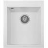 Plados ON4110-98 Lavello 1 Vasca 41 x 50 cm con fascia miscelatore Serie One 41-10 finitura 98 MicroULTRAGRANIT BIANCO