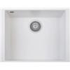 Plados ON5610ST-98 Lavello 1 Vasca installazione sottotop 560 x 435 mm Serie One 56-10 ST sotto-top finitura 98 MicroULTRAGRANIT BIANCO