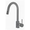 Plados PRONTA CONSEGNA - SPEDIZIONE IMMEDIATA Plados PUNTOBPEX-42 Miscelatore cucina monocomando con canna tubolare e bocchetta estraibil modello PUNTOBPEX finitura 42 ULTRAMETAL TITANIO