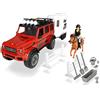 Dickie Toys Dickie Playlife Set Trasporto Cavalli, con Mercedes AMG 500 4x4² e Trailer per Cavalli, Personaggio articolato, Cavallo, Accessori