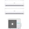 Candy Climatizzatore Dual Split Inverter 9000 + 12000 Btu Condizionatore con Pompa di Calore Classe A++/A+ Gas R32 Wifi (Unità Interna + Unità Esterna) - CY-12RAIN-M + CY-9RAIN-M + CY-2T14AOUT Pura