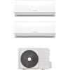 OLIMPIA SPLENDID Climatizzatore Dual Split Inverter 9000 + 9000 Btu Condizionatore con Pompa di Calore Classe A++/A+ Gas R32 (Unità Interna + Unità Esterna) - OS-SEAPH10EI + OS-SEAPH10EI + OS-CEAIH14EI Aryal S1 E