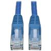 Tripp Lite Eaton Cat6 Gigabit Snagless Molded UTP Patch Ethernet Cavo, RJ45 Maschio-Maschio, Blu, 10 Piedi / 3 Metri (N201-010-BL)